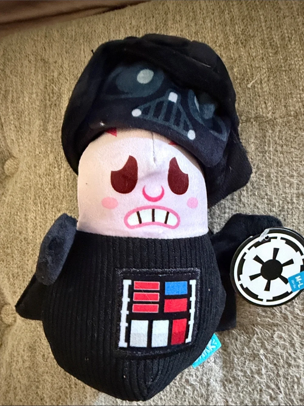 NWT Bark Darth Vader Multi Part Squeaky and Crinkle Toy